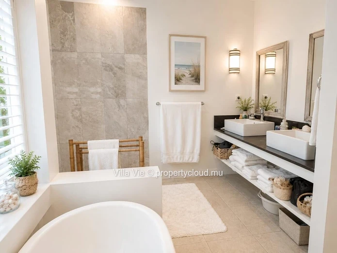 Grand Baie - Maison familiale de 4 chambres avec piscine au bord de l'eau (Mandat exclusif)