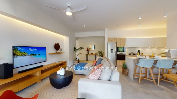 Grand Baie - Bel appartement de 2 chambres avec piscine privée