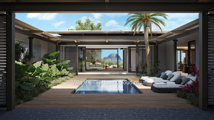 Black River - Bright 3 bedroom villa with sea view