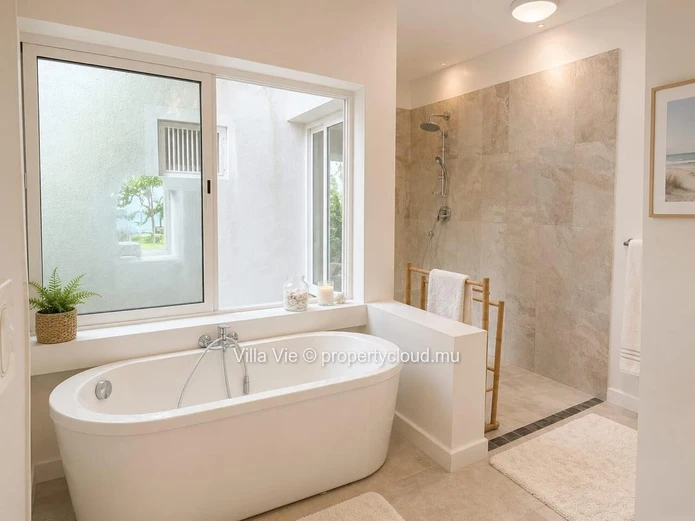 Grand Baie - Maison familiale de 4 chambres avec piscine au bord de l'eau (Mandat exclusif)