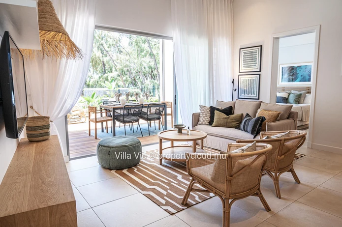Grand Gaube - Appartement Moderne 3 chambres avec accès direct à la plage.