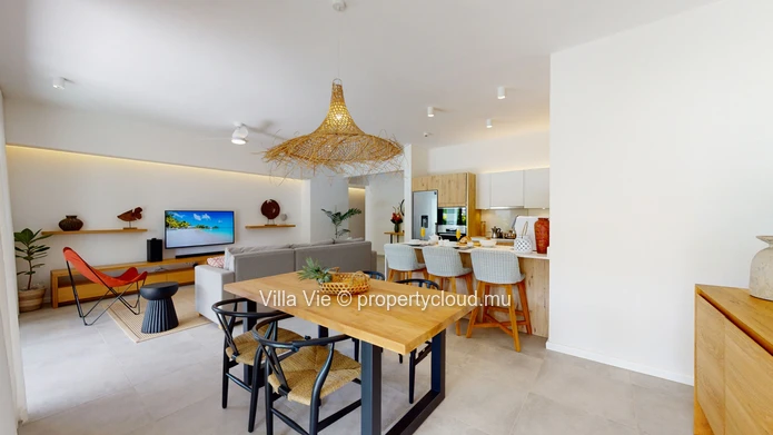 Grand Baie - Bel appartement de 2 chambres avec piscine privée