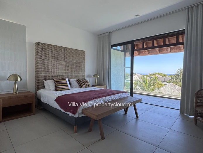 Grand Gaube - Penthouse spacieux de 3 chambres-ensuite avec bureau, piscine et vue sur la mer