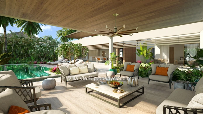 Mont Choisy - Spacious 4 or 5 bedroom villa with pool and garden