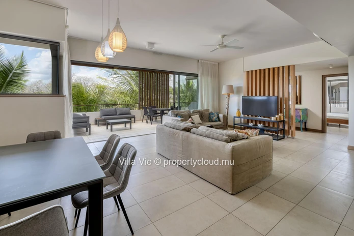 Mont Choisy - 3-bedroom penthouse with golf view