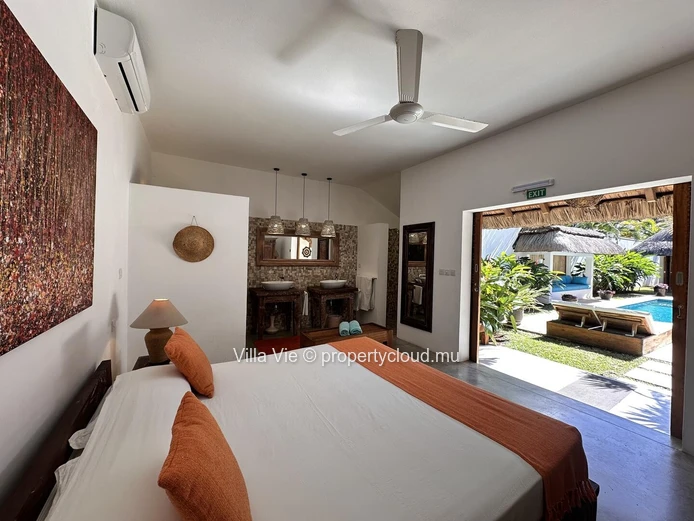 Pointe aux Canonniers – Magnifique Villa de charme 4 chambres en suite avec piscine privée