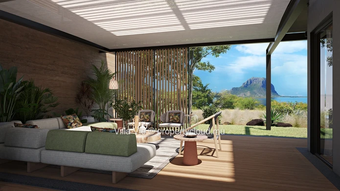 Black River - Bright 3 bedroom villa with sea view