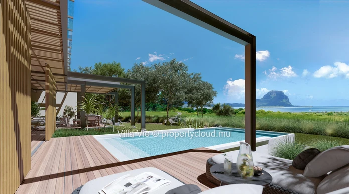 Black River - Bright 3 bedroom villa with sea view