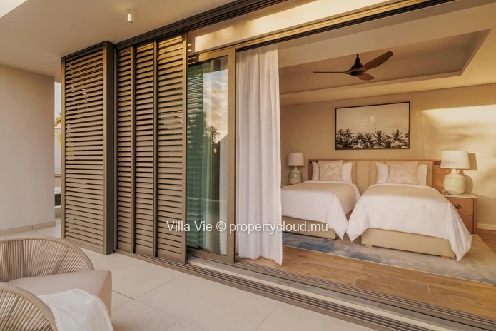 Belle Mare - Sublime villa de 4 chambres avec accès mer