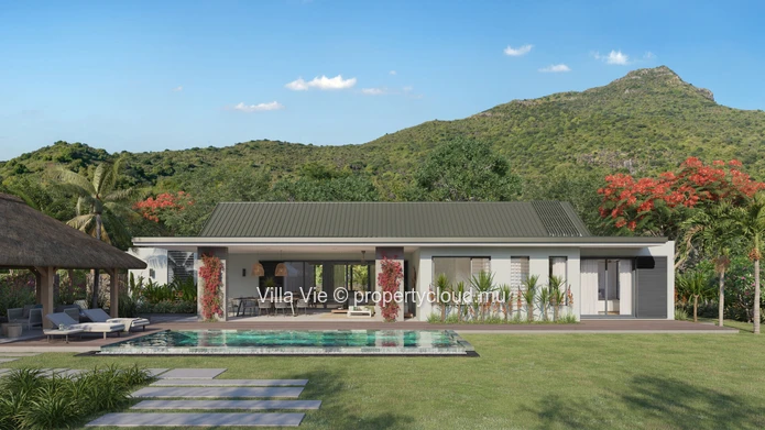 Tamarin - Prestigious 4-bedroom villa with mountain views