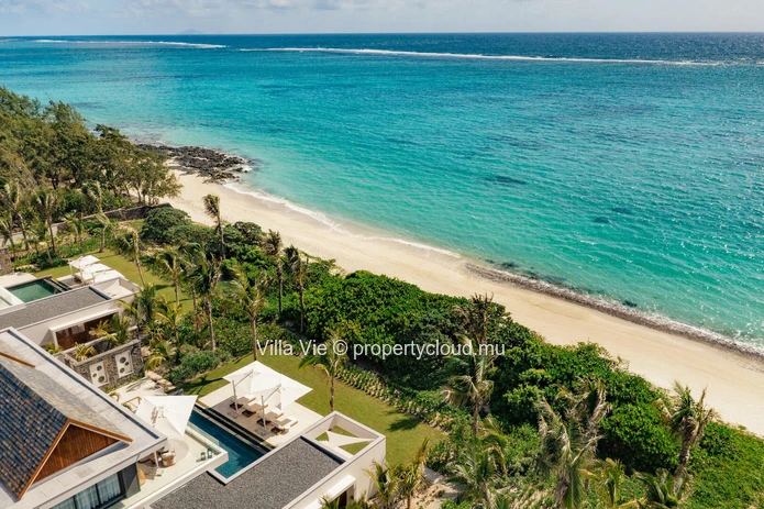 Belle Mare - Sublime villa de 4 chambres avec accès mer