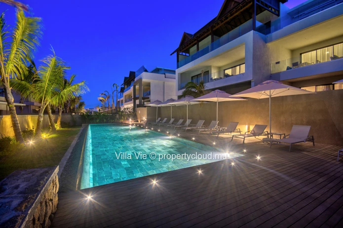Grand Gaube - Luxueux appartement de 3 chambres avec accès mer