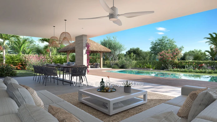 Tamarin - Prestigious 4-bedroom villa with mountain views