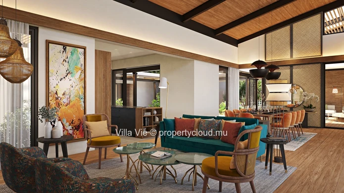Black River - Bright 3 bedroom villa with sea view
